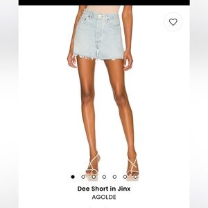 AGOLDE Dee Denim Shorts